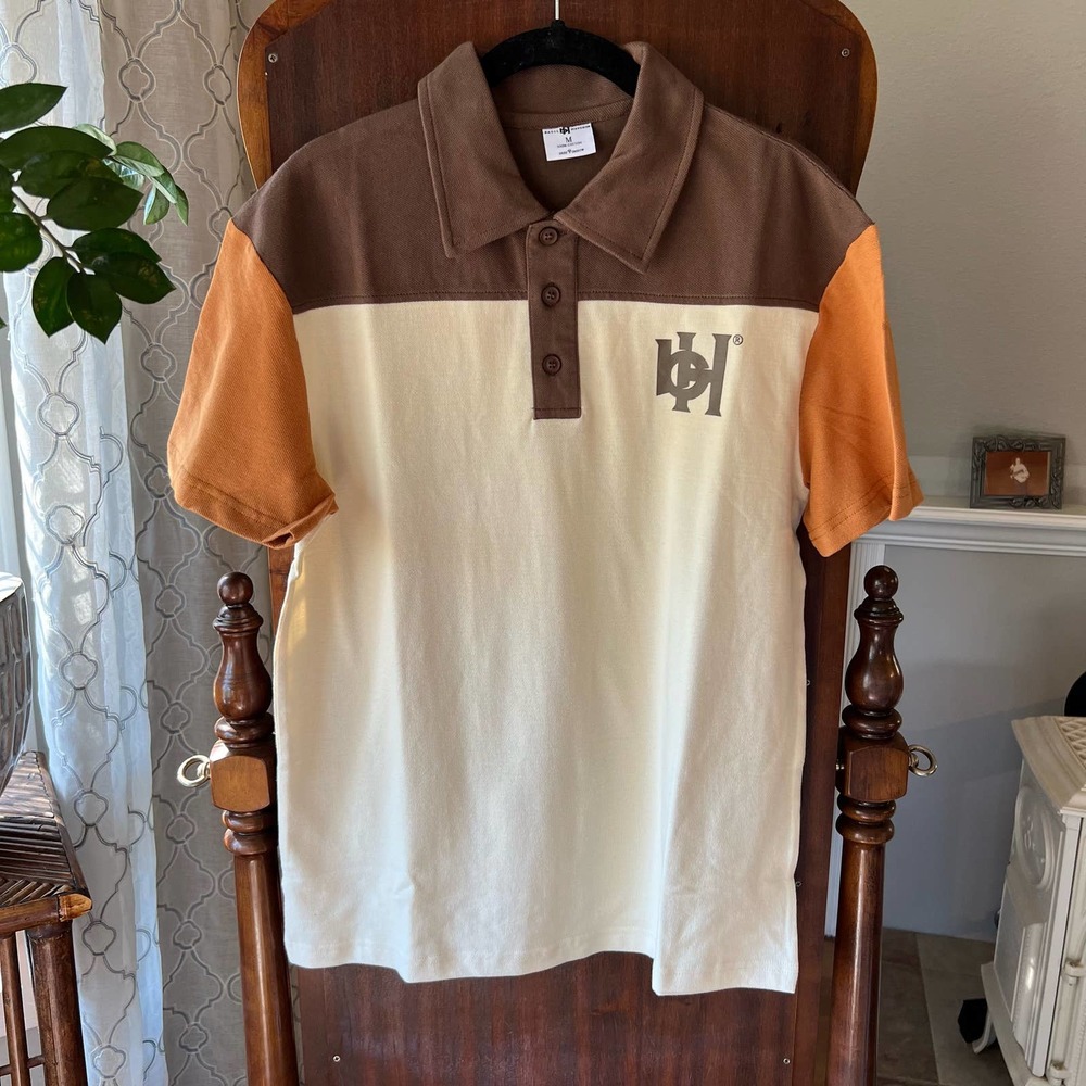 New! Basil Hayden bourbon mens medium polo shirt